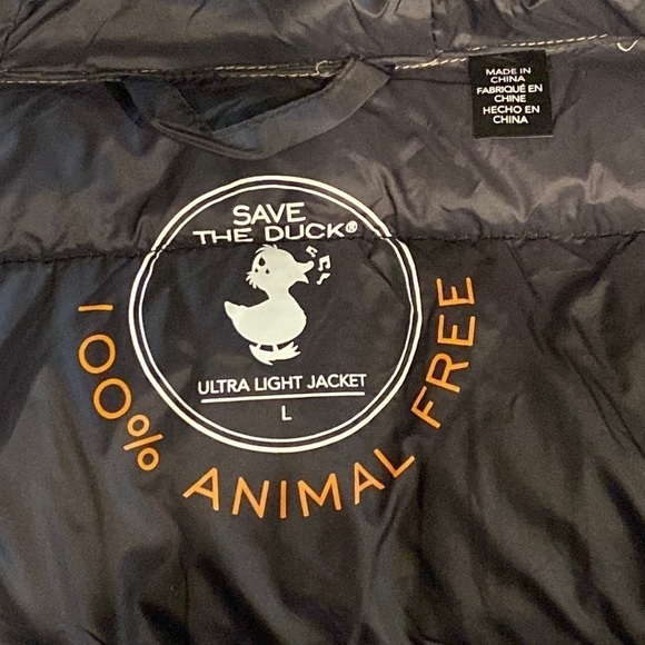 Save The Duck Ultra Light Jacket Size L - Picture 6 of 8